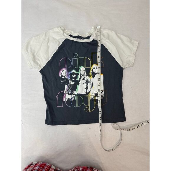 Pink Floyd Graphic Tee Cropped T-Shirt Retro 100% Cotton - Size Medium - Picture 2 of 5